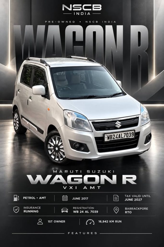 Maruti Suzuki Wagon R VXI AMT WB 24 AL 7039